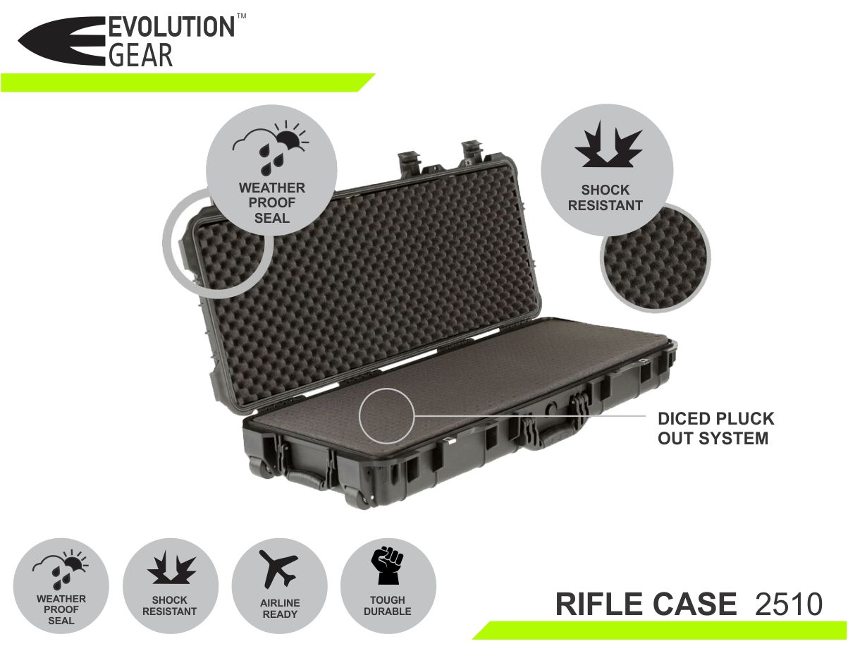 Rifle Hard Cases: Evolution Gear - 975 x 405 x 155 - Rifle Case M - HD ...