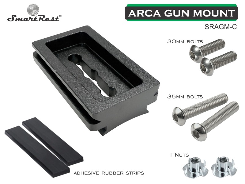 SmartRest ARCA GUN MOUNT (curved) plate for contoured stock