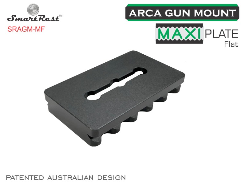 Arca Gun Mounts - MAXI Plate Flat Base - Ultimate Arca and Picatinny locking systems 