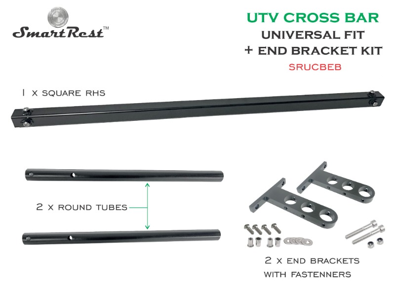 SmartRest UTV Universal Cross Bar with End Brackets
