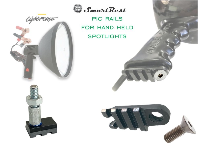 SmartRest Rail - Hand Held Spotlights