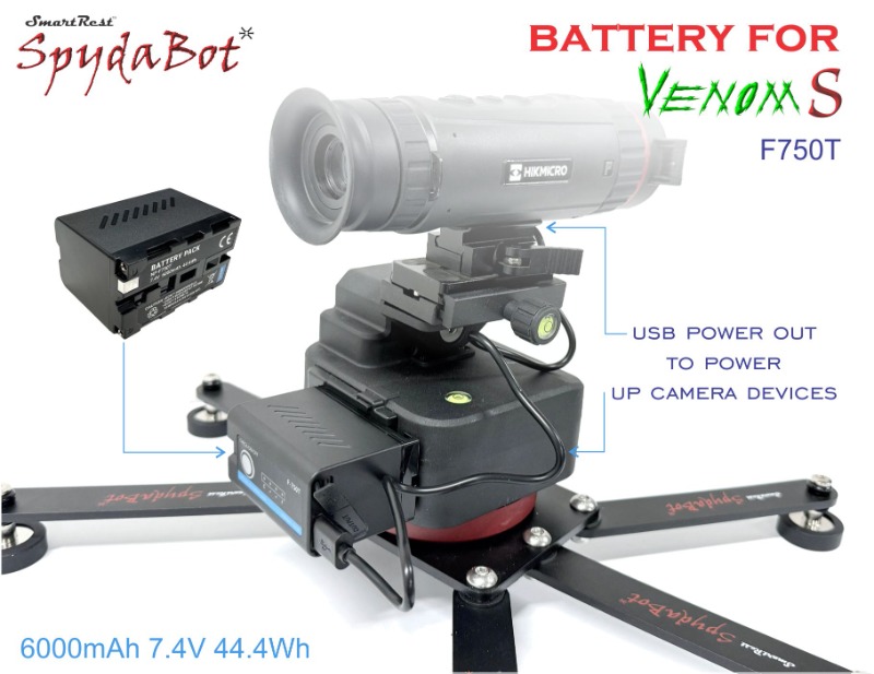 Battery for VENOM'S' F750T 6000mAh 7.4V