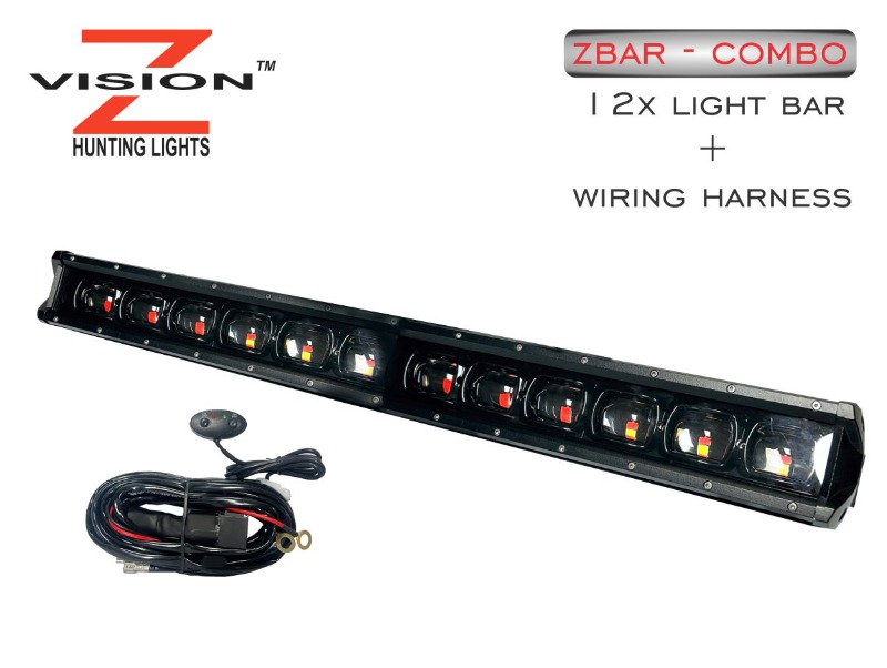 Z-Vision Light Bar - 12 + Wiring Harness