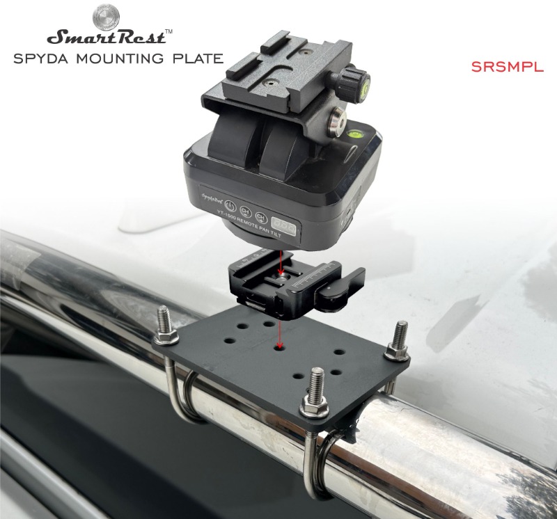 SpydaBot - Roll Bar Mounting Plate and U Bolt option 