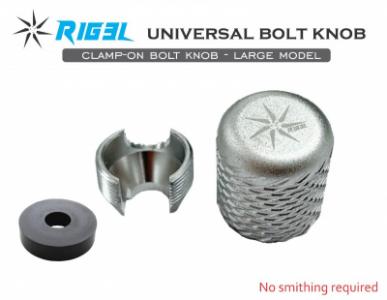 RIGEL_Bolt_Knob_Large_silver